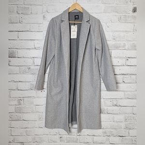Women's Zara Grey Oversize Trench Coat XL